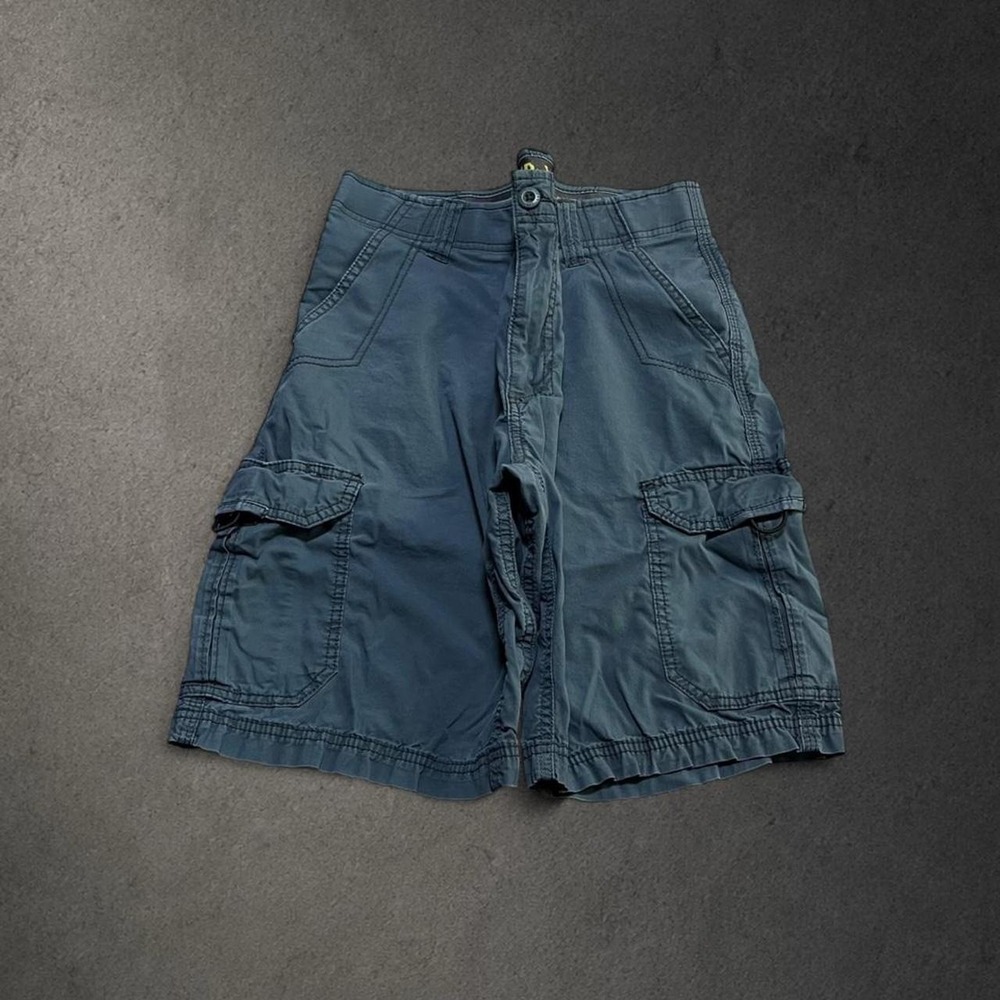 Y2K 2000s Style Grunge Indie Skater Workwear Streetwear Baggy Cargo Shorts